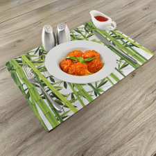 Fresh Green Plants Place Mats