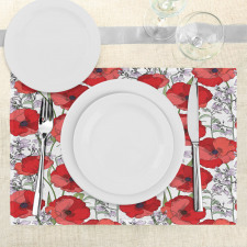 Rural Garden in Blossom Place Mats