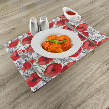 Rural Garden in Blossom Place Mats