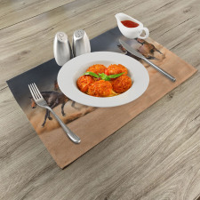 Equine Themed Animals Place Mats