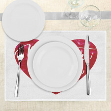 My Heart is Wherever You are Place Mats