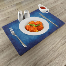 Grunge Monochrome Centered Place Mats