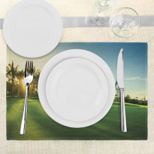 Countryside Sunset on Field Place Mats