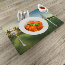 Countryside Sunset on Field Place Mats