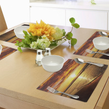 Beach Sunset Coast Place Mats