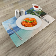 Seascape Nature Jungle Place Mats