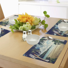 Summer Vintage Tropical Place Mats