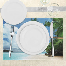 Palm Leaf Island Lagoon Place Mats