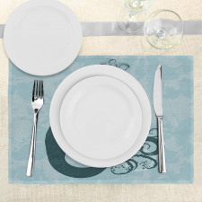 Sleeping Mermaid Place Mats