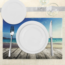 Weathered Beach Waves Place Mats