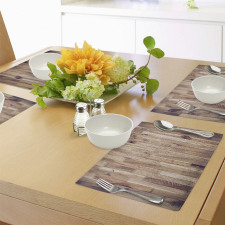 Aged Planks Pattern Place Mats