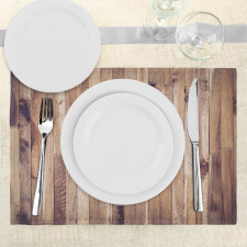 Aged Planks Pattern Place Mats