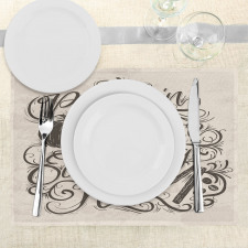 Thanksgiving Wording Place Mats