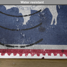 Old Postage Stamp Like Flag Place Mats