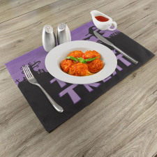 Halloween Trick or Treat Place Mats