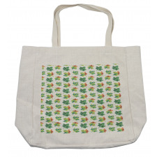 Natural Maple Leafs Art Shopping Bag