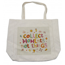 Colorful Doodle Lettering Shopping Bag