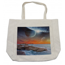 Planet Landscape View Shopping Bag