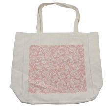 Floral Hexagon Lace Grids Shopping Bag