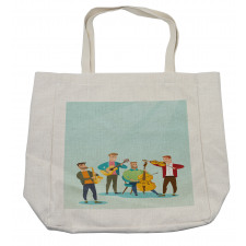 Cartoon Happy Band Concert Shopping Bag