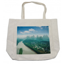 Aerial View of Yangshuo Area Shopping Bag