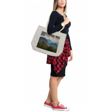 Mountain Peaks Azalea Shopping Bag