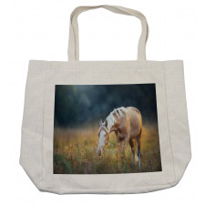 Palomino Horse Grazing Shopping Bag