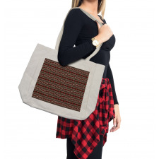 Ikat Style Shopping Bag