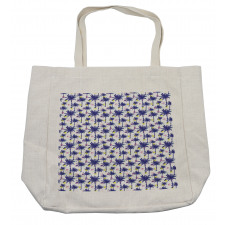 Palms and Stroked Rounds Shopping Bag