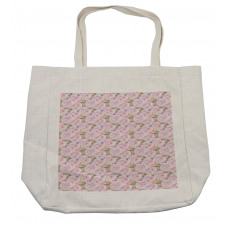 Romantic Spring Roses Shopping Bag