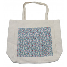 Floral Orchids Shopping Bag