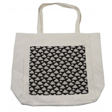 Ornate Trees Polka Dots Shopping Bag