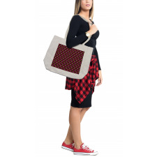 Dots and Hearts Shopping Bag