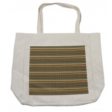 Native Geometric Art Pattern Shopping Bag