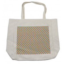 Rainbow Leaf Motifs Art Shopping Bag