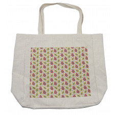 Bicolour Exotic Papaya Shopping Bag