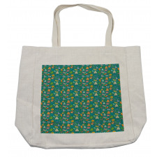Colorful Doodle Elements Shopping Bag