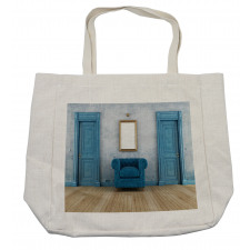 Empty Old Living Room Shopping Bag