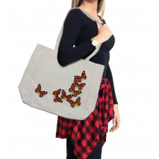 Spring Monarch Bug Shopping Bag