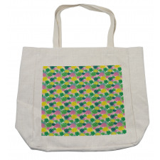 Graphical Island Leaves Shopping Bag