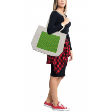 Design of Pine Tree Leaves Shopping Bag