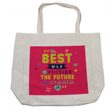 Motivational Typography Shopping Bag