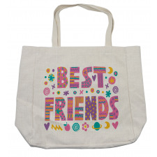 90's Calligraphy Art Shopping Bag