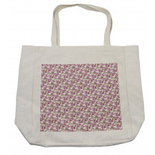 Cartoon Apple Blossom Shopping Bag