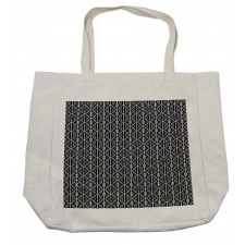Lines and Zigzags Shopping Bag