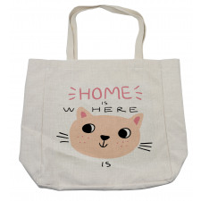 Home is Where Kitten is Shopping Bag