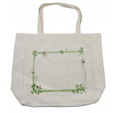 Rectangular Nature Art Frame Shopping Bag