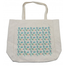 Summer Botanic Blossoms Shopping Bag