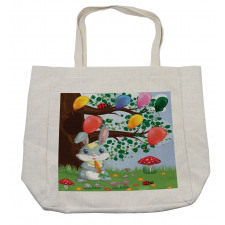 Bunny Balloons Shopping Bag