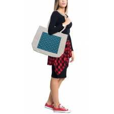 Graphic Triangular Layout Shopping Bag